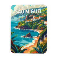 Sao Miguel Island Portugal Travel Art