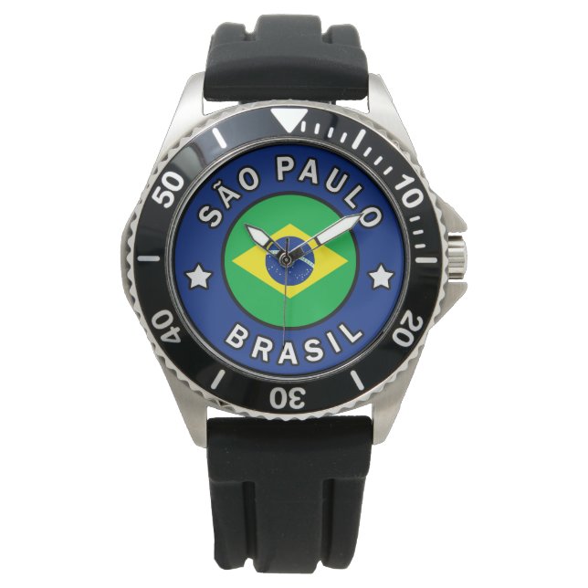 São Paulo Brasil Armbandsur (Framsida)