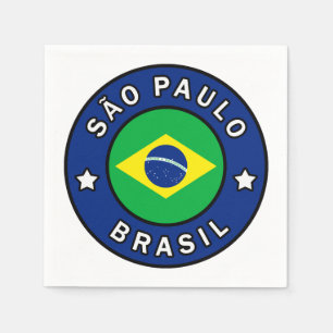 São Paulo Brasil Pappersservett