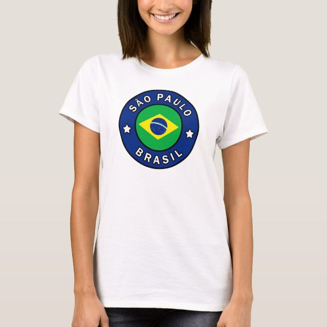 São Paulo Brasil T Shirt (Framsida)