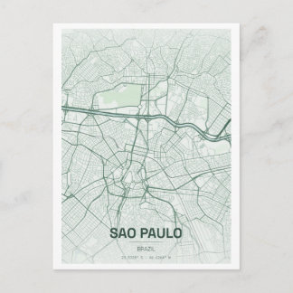 sao paulo brasilien resa vykort