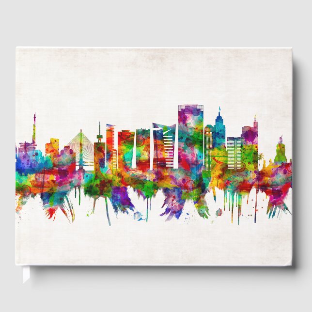 Sao Paulo Brasilien Skyline Gästböcker (Framsida)