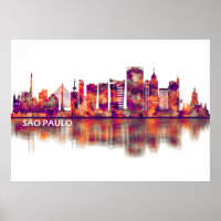 Sao Paulo Brasilien Skyline