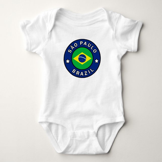 São Paulo Brasilien T Shirt (Framsida)