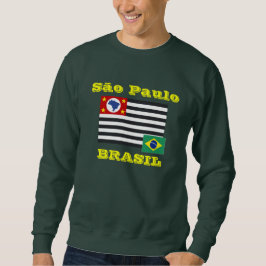 São Paulo Brasilien tröja Sweatshirt