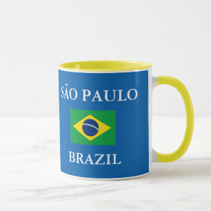 Sao Paulo Brasilien vapensköldmugg Mugg