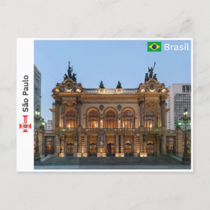 São Paulo - Brasilien Vykort