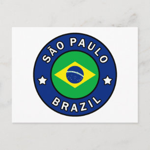 São Paulo Brasilien Vykort