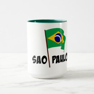 Sao Paulo, Brasiliens flagga, Mugg