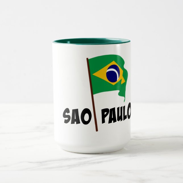 Sao Paulo, Brasiliens flagga, Mugg (Center)
