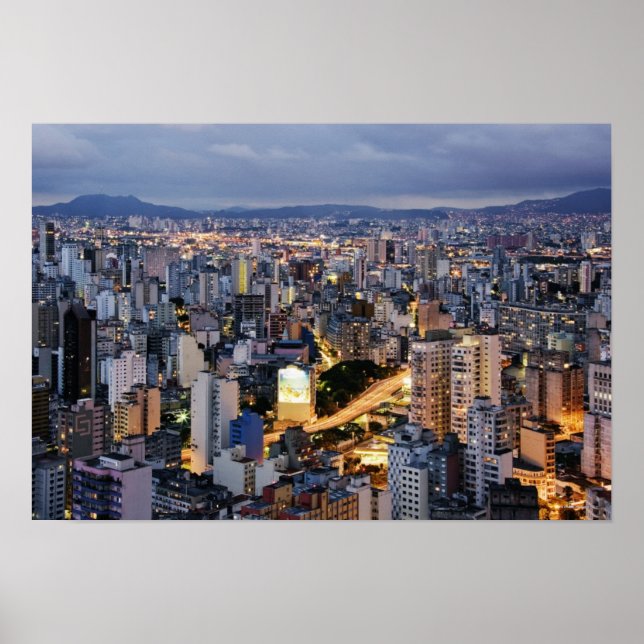 Sao Paulo Cityscape 2 Poster (Framsidan)