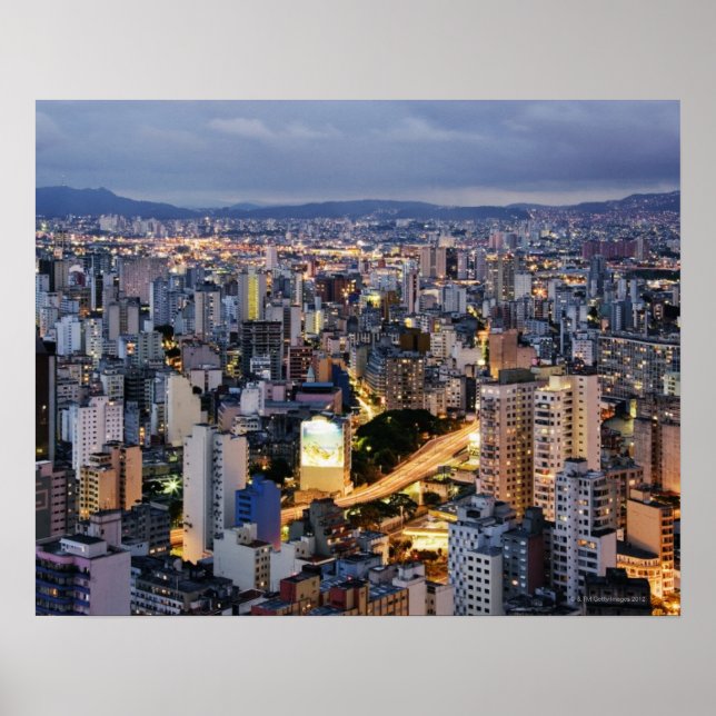 Sao Paulo Cityscape 2 Poster (Framsidan)