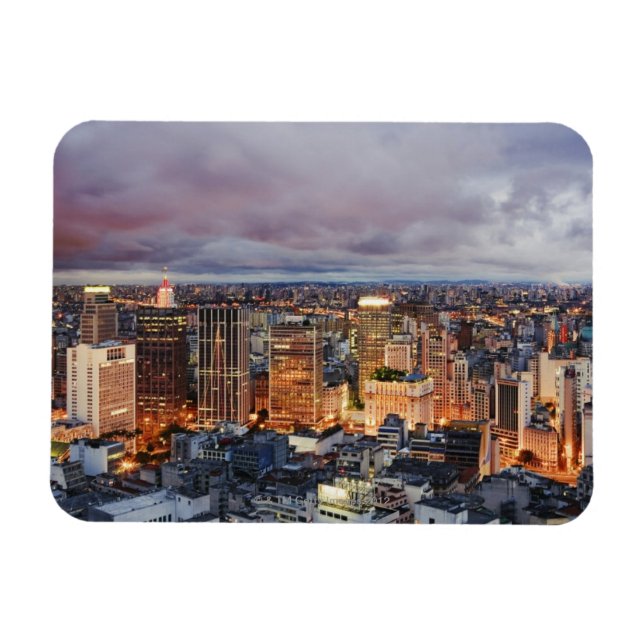Sao Paulo Cityscape Magnet (Horisontell)