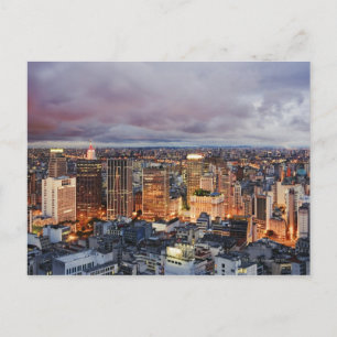 Sao Paulo Cityscape Vykort