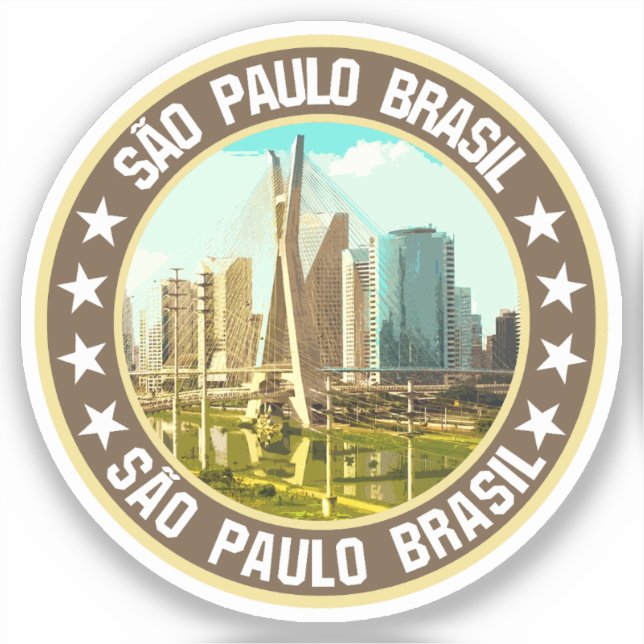 São Paulo Klistermärken (Framsida)