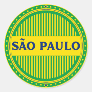 São Paulo Pride – Brasiliansk identitet Runt Klistermärke