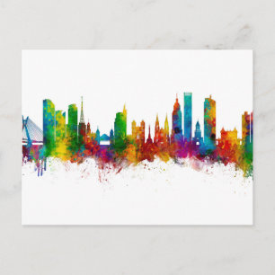 São Paulo Skyline Brasilien Vykort