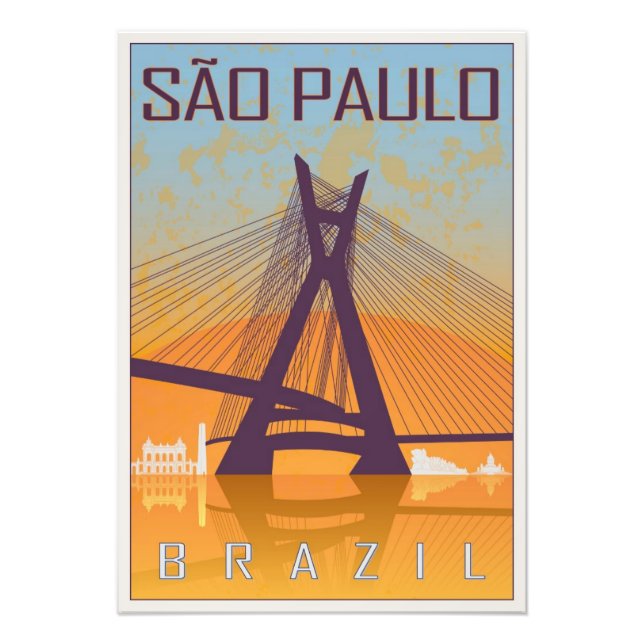 Sao Paulo vintage poster (Framsidan)