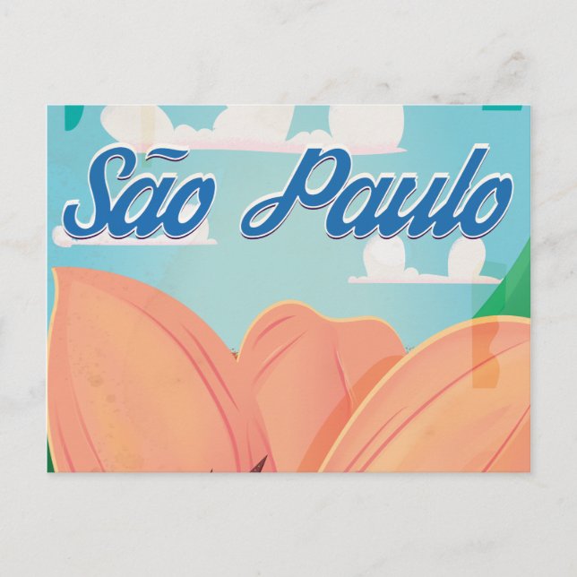 São Paulo Vintage Resemalannons Vykort (Framsida)