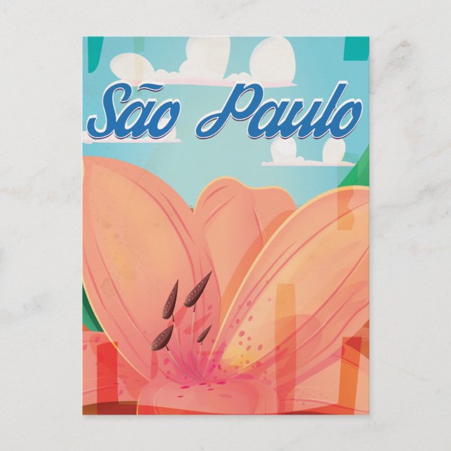 São Paulo Vintage Resemalannons Vykort (Framsida)