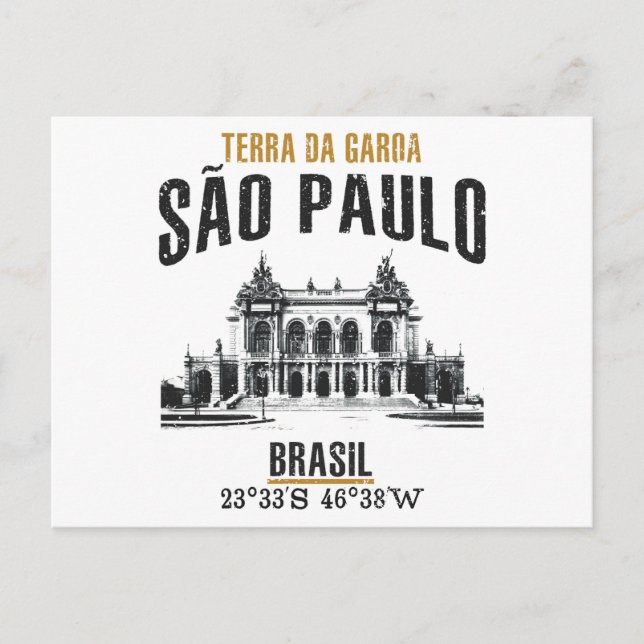 São Paulo Vykort (Framsida)