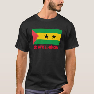São Tomé e Príncipe flagga T Shirt