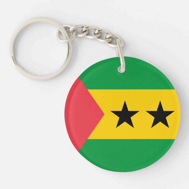 Sao Tome och Principe Flagga (Framsidan)