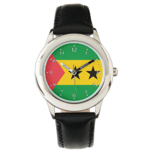 Sao Tome och Principe flagga Armbandsur
