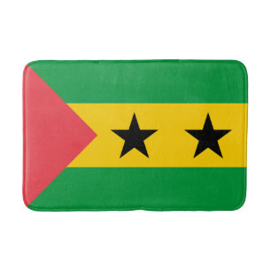 Sao Tome och Principe flagga Badrumsmatta
