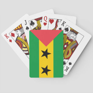 Sao Tome och Principe flagga Casinokort