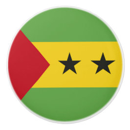 Sao Tome och Principe flagga Knopp