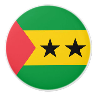 Sao Tome och Principe flagga Knopp