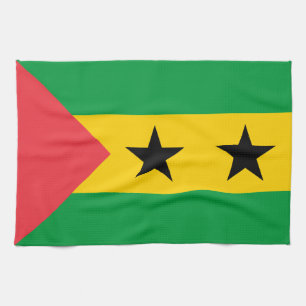 Sao Tome och Principe flagga Kökshandduk