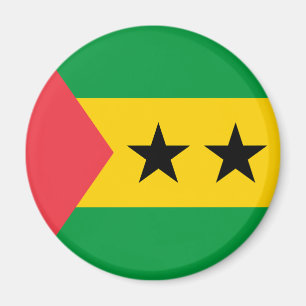 Sao Tome och Principe flagga Magnet