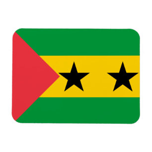 Sao Tome och Principe flagga Magnet