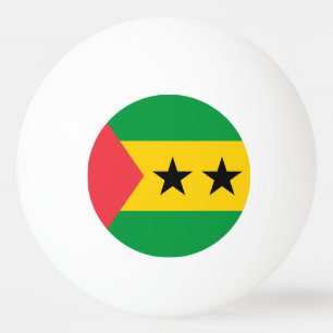 Sao Tome och Principe flagga Pingisboll