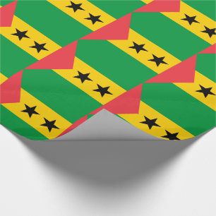 Sao Tome och Principe flagga Presentpapper