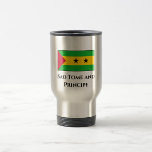 Sao Tome och Principe Flagga Resemugg