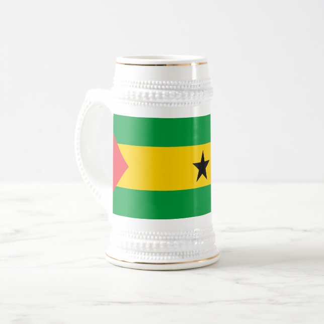 Sao Tome och Principe flagga Sejdel (Framsida vänster)