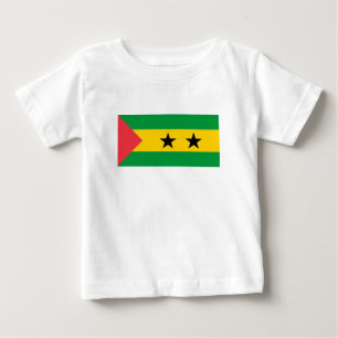 Sao Tome och Principe flagga T Shirt