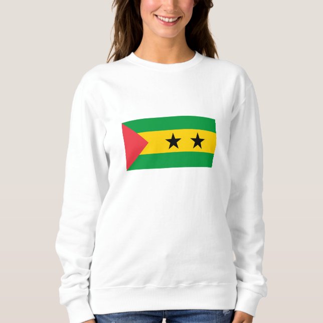 Sao Tome och Principe flagga T Shirt (Framsida)