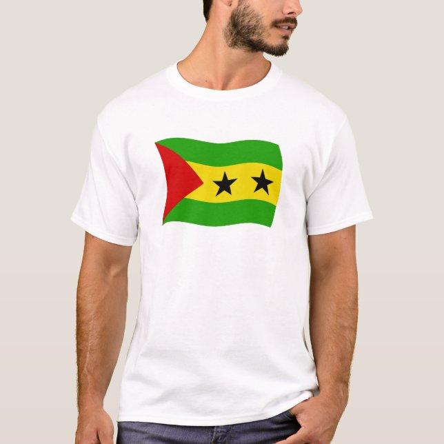 Sao Tome och Principe Flagga Tröja (Framsida)