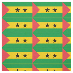 Sao Tome och Principe flagga Tyg