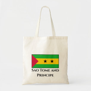 Sao Tome och Principe Flagga Tygkasse
