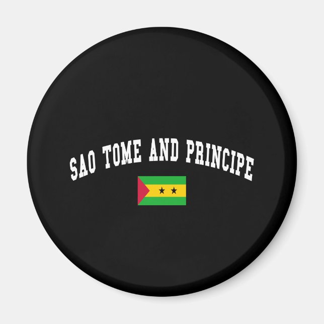 SAO TOME OCH PRINCIPE MAGNET (Framsidan)
