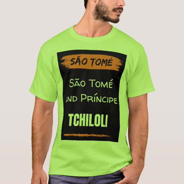São Tomé och Príncipe T Shirt (Framsida)