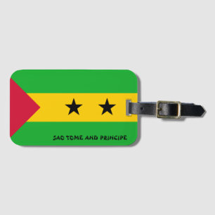 São Tomé och Príncipes nationella Flagga Patriotic Bagagebricka