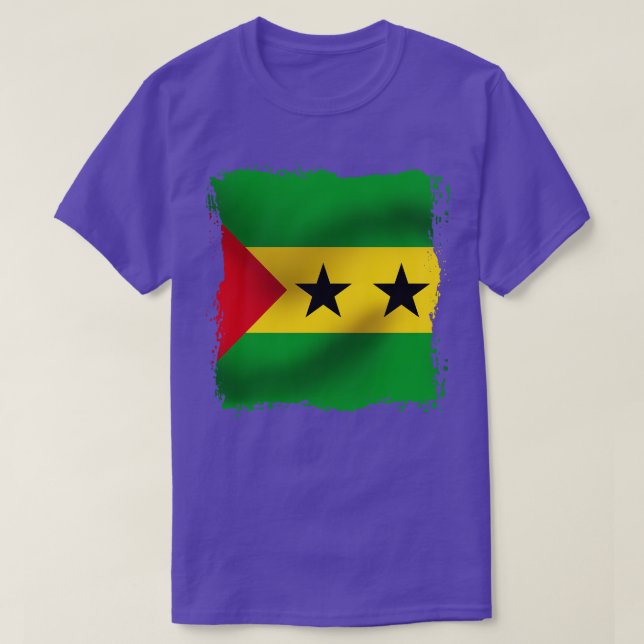 São Tomé och Príncipes teckningar T Shirt (Design framsida)