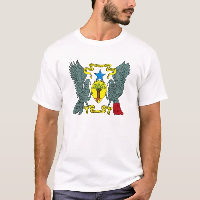 Sao Tome Principe vapensköldT-tröja Tee (Framsida)