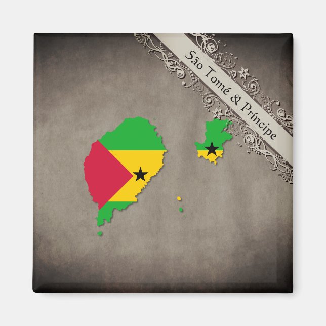 São Tomé und Príncipe Magnet (Framsidan)
